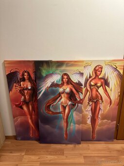 Tři krásné obrazy podle hry Fairy Tale 120x60 - 2