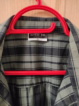 Pánská kostkovaná košile xl-alphar one - 2