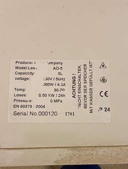 Průtokový ohřívač vody - 2