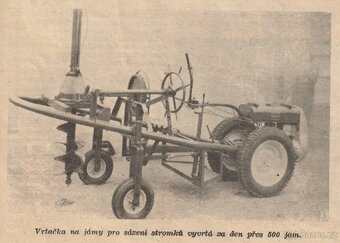 Motorobot, PF 62 , půdní fréza, Agrostroj Prostějov - 2