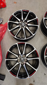 ALU disky originál TOYOTA 5x100 18x7J ET51 - 2