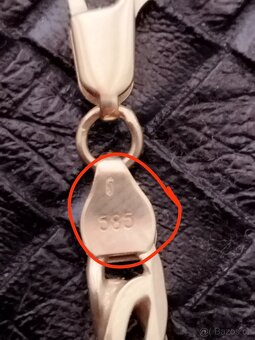Prodám plný zlatý řetízek 14k. - 2