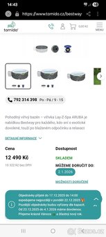 Prodám nafukovací vířivku - 2