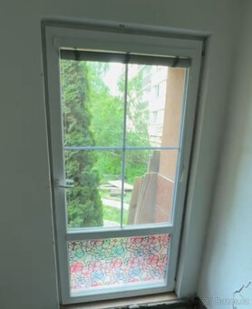 Francouzské dvěre - pravé, zlatý dub/bílé - 2