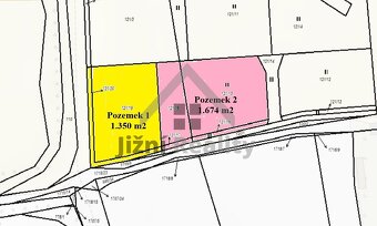 Stavební parcela 1.674 m2 Pořežany - 2