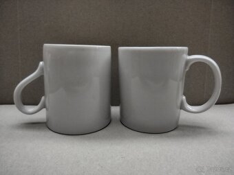 Porcelánový hrnek č.7 bez dekoru, v barvě bílá - 2