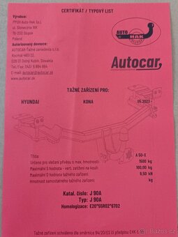 Tažné zařízení pro Hyundai KONA - 2