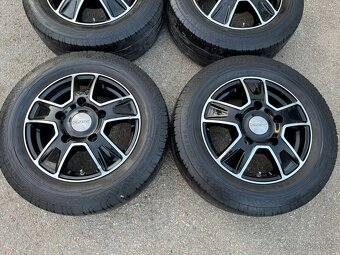 Alu 16" 5x160, Transit, Tourneo, + letní pneu 75% + šrouby - 2