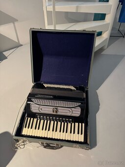 Velký Weltmeister akordeon (harmonika) + kufr - 2