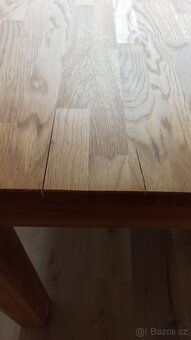 Jidelni stul 160x90, masiv, rozkládací - 2