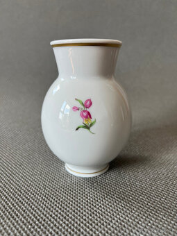 Míšeň Meissen Malá buclatá porcelánová váza 8.5 cm - 2