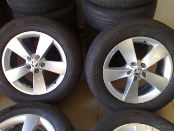 alu kola 5x112 r17 original škoda kodiaq 215/65/17 - 2