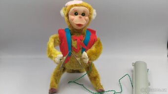 Skákací opice s činely - Pepi tumbling monkey - 2