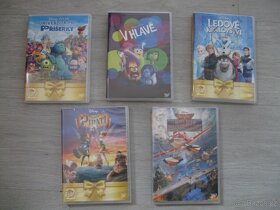 DVD Disney - Příšerky, V hlavě, Zvonilka, Letadla - 2