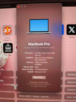 MacBook Pro 2017 i5 8GB 128GB - 2