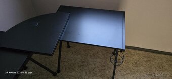 Rohový PC stolek Hyperion - 2