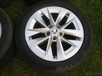 alu Škoda Octavia IV letní 205/55/17,alu Škoda Rotare 17" - 2