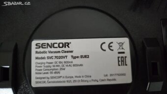 Robotický automatický vysavač Sencor SVC 7020VT - 2