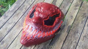 Halloweenská maska LED svítící maska VENOBAT - 2