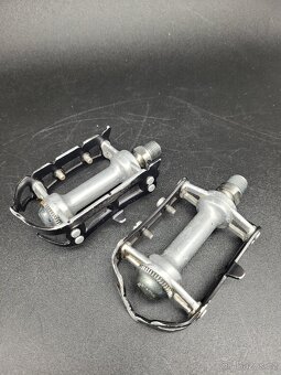 Pedály Campagnolo Super Record - titanové osy - 2