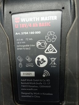 Akubaterie Würth - 2