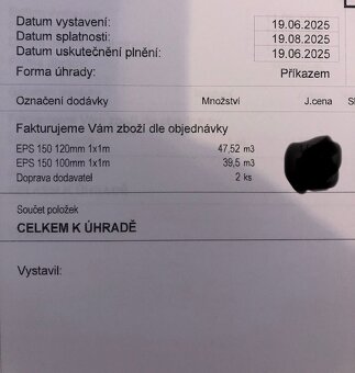 Tepelná izolace polystyren - 2
