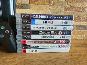 PS3 Super Slim 500 GB + 8 her - TOP STAV - 2