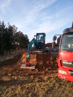 Zemní a výkopové práce ,bagr, minibagr,dumper,kontejner - 2
