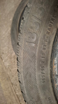 2ks zimních pneu Barum 185/55 R15 - 2