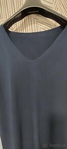 Modré vlněné šaty Pietro Filippi - 2