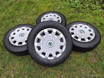 Kompletní zimní ocelová kola ŠKODA - 195/65 R15 - 5x100 - 2