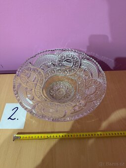 Broušené mísy z olovnatého křišťálu - 2