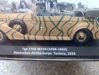 Model německého vojenského vozu - 2