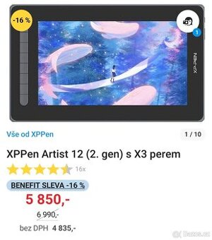 Grafický tablet XPpen 12 - 2