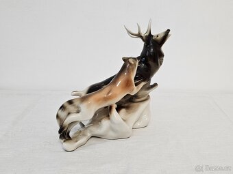 Porcelánové sousoší Štvanice, Royal Dux - 2