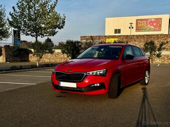 Škoda Scala 1.6 TDI 85 kW – Automat, krásná červená, top sta - 2