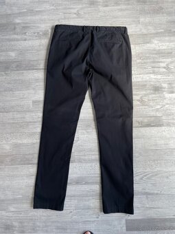 Černé kalhoty Boss slim fit RICE. Velikost 50 - 2