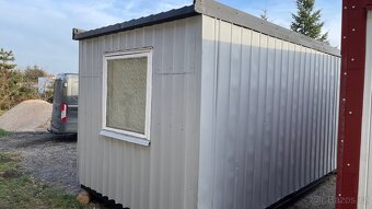 Stavební Buňka 5 x 3 m šedá - 2