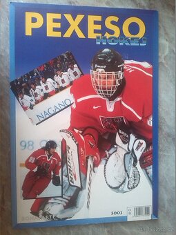 Pexeso se zlatámi hokejisty z Nagana z roku 1998 - 2