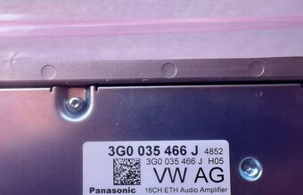 3G0035466J Sound system zosilovac Volkswagen Skoda ORIGINAL - 2