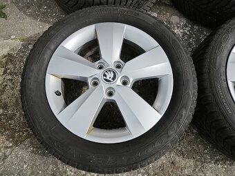 Alu Škoda Octavia 3 5/112 R16 + 205/55 R16 celo Goodyear - 2