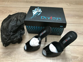 nove damske sexy pantofle nazouvaky Devious DOM101/B - 2