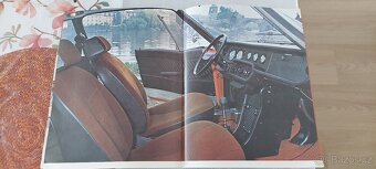 Skoda 110 R Coupe pekny prospekt z roku 1974 - 2