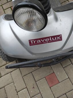 Elektrický invalidní vozík stříbrný - 2