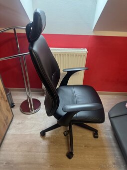Kancelářská židle - pravá kůže - 2