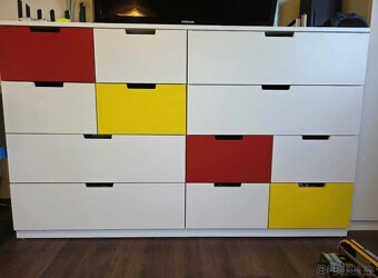 Komoda IKEA Nordli s 12 zásuvkami - 2