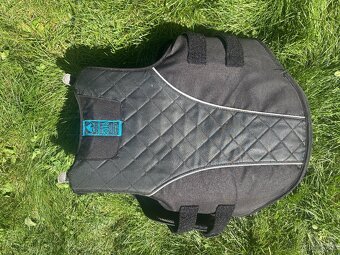 Vesta bezpečnostní SWING P19 Front zip dětská L černá/šedá - 2