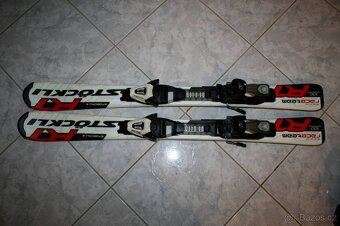 lyže Stockli 100 cm , lyžaky Atomic - 2