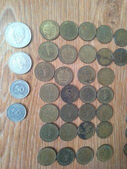 Staré Německé mince marky, pfennig - 2