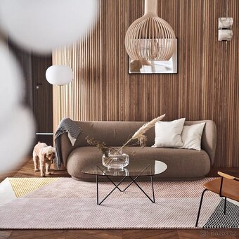 Designový koberec NJRD Rectangles Wool Rug - 2